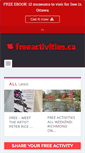 Mobile Screenshot of freeactivities.ca